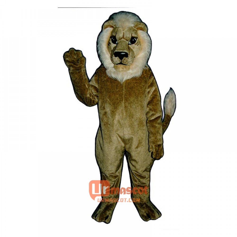 Blonde Lion Cartoon Costume Mascot