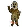 Blonde Lion Cartoon Costume Mascot