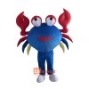 Blue Big Crab Character Mascot Cartoon Costume
