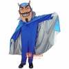 Blue Devil Cartoon Mascot Costume Cosplay Outfits