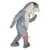 Blue Dolphin Cartoon Mascot Costume Plush with Mask