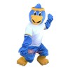 Blue Eagle Bird Cartoon Mascot Costume Plush with Mask