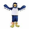Blue Eagle Cartoon Mascot Costume Plush with Mask
