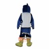 Blue Eagle Cartoon Mascot Costume Plush with Mask