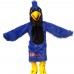 Blue Eagle Cartoon Mascot Costume Plush with Mask