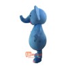 Blue Elephant Mascot Cartoon Costume