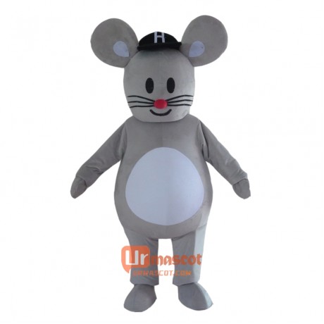 Blue Elephant Mascot Cartoon Costume