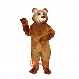 Blue Eyed Bear Custom Cartoon Mascot Costume