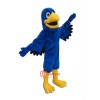 Blue Falcon Cartoon Mascot Costume