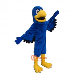 Blue Falcon Cartoon Mascot Costume