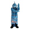 Blue Hippocampus Cartoon Mascot Costume Plush with Mask