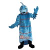 Blue Hippocampus Cartoon Mascot Costume Plush with Mask