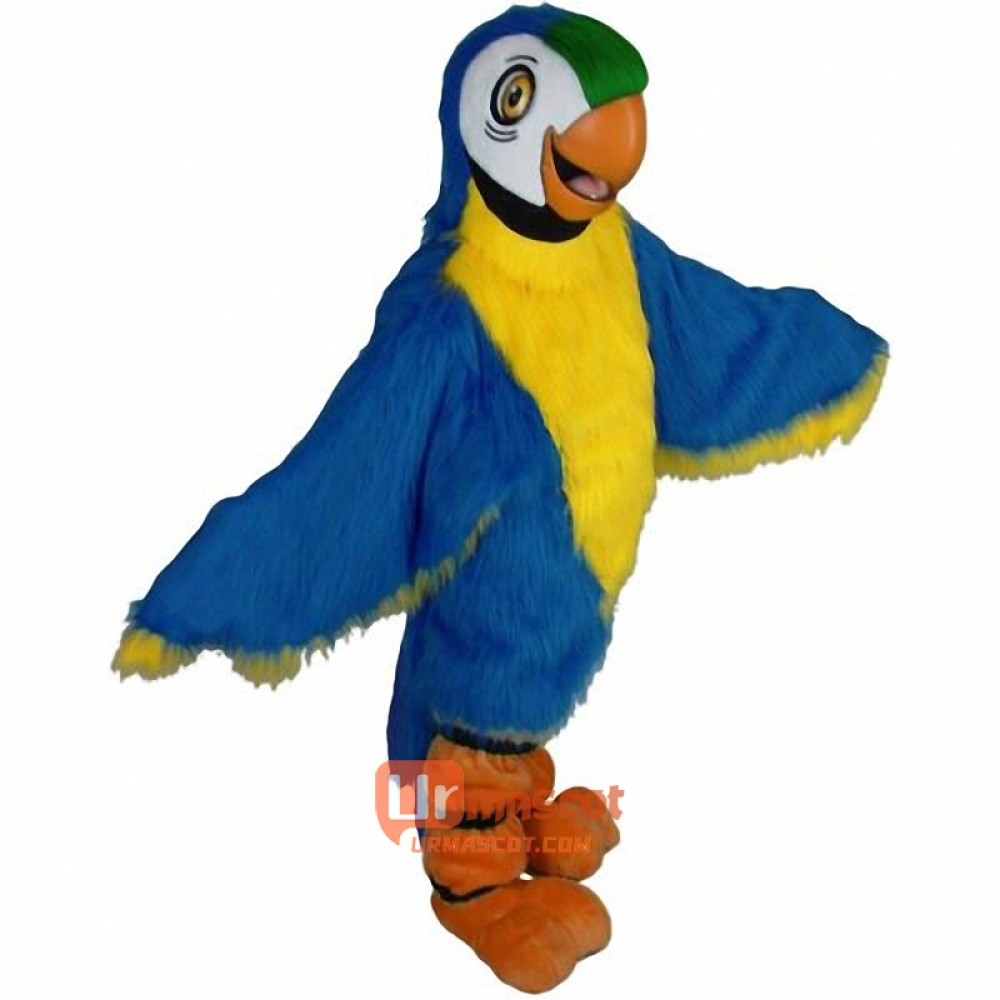 Blue Macaw Cartoon Mascot Costume Cosplay Outfits