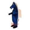 Blue Pegasus Cartoon Costume Mascot