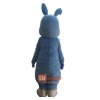 Blue Rabbit Mascot Cartoon Costume