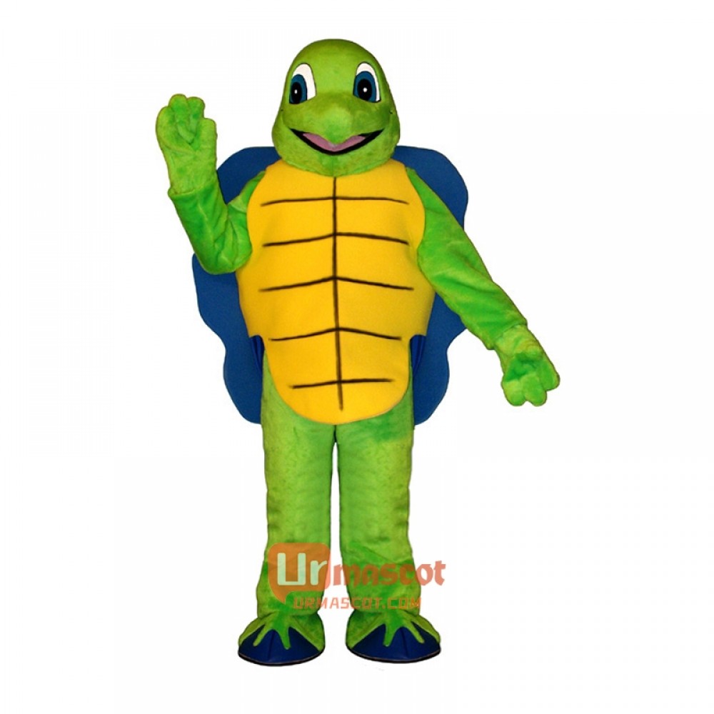 Blue Shell Turtle Cartoon Costume Mascot