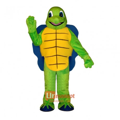 Blue Shell Turtle Cartoon Costume Mascot