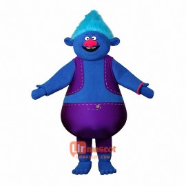 Blue Troll Mascot Costume Cosplay Outfits