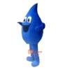 Blue Water Droplets Cartoon Mascot Costume Plush with Mask
