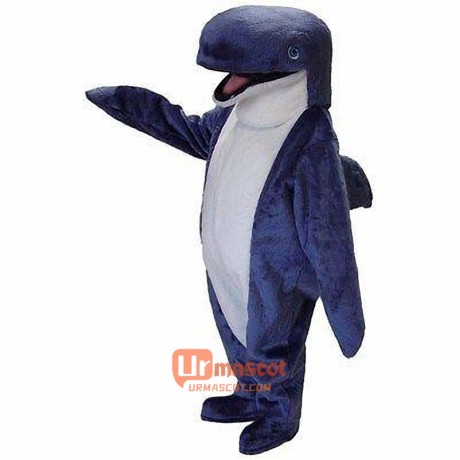 Blue Whale Cartoon Mascot Costume