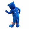 Blue Wolf Leopard Cartoon Mascot Costume Plush with Mask