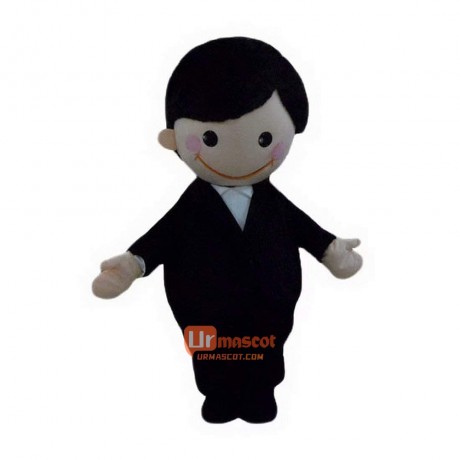Boy Cartoon Mascot Costume Plush with Mask