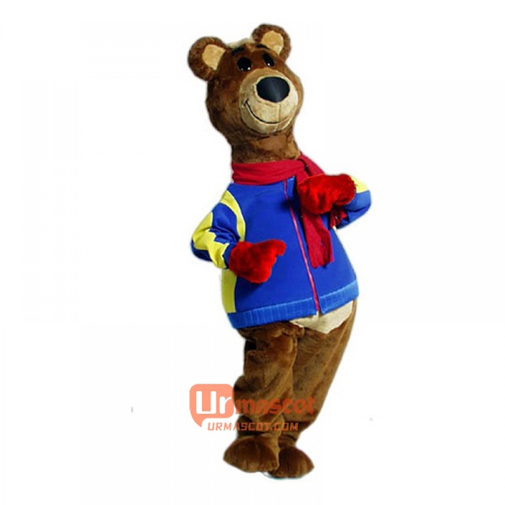 Brisky Bear Custom Cartoon Mascot Costume
