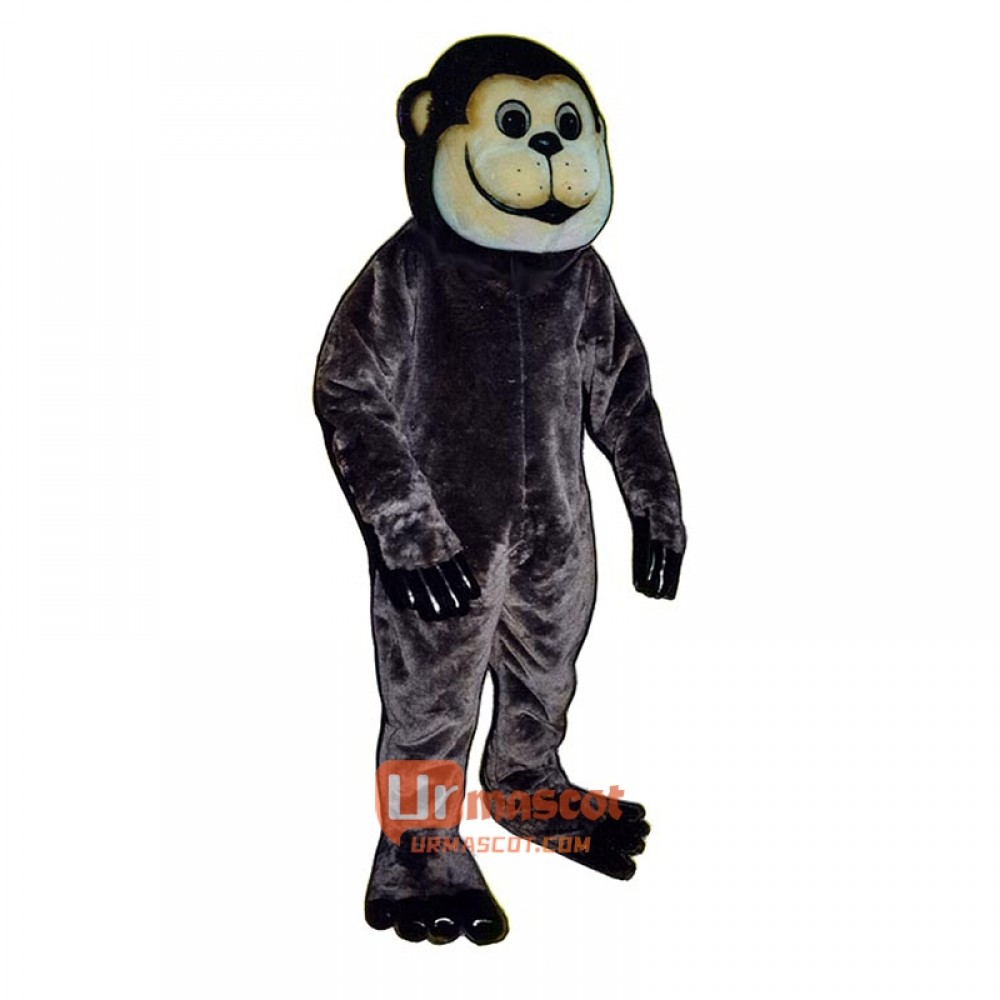 Brown Ape Cartoon Costume Mascot