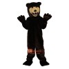 Brown Bear Cartoon Mascot Costume Plush with Mask