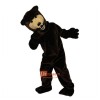Brown Bear Cartoon Mascot Costume Plush with Mask