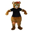 Brown Bear Cartoon Mascot Costume Plush with Mask