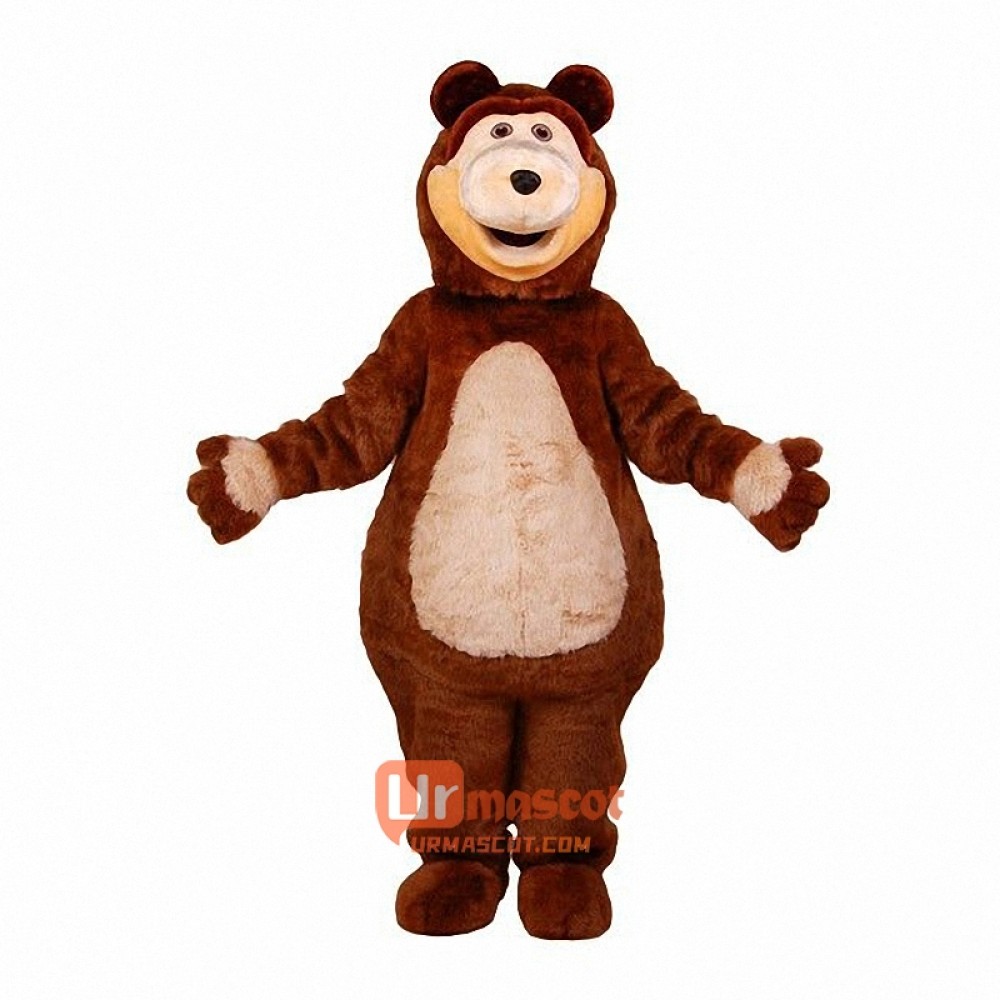 Brown Bear Mascot Costume Cosplay Outfits