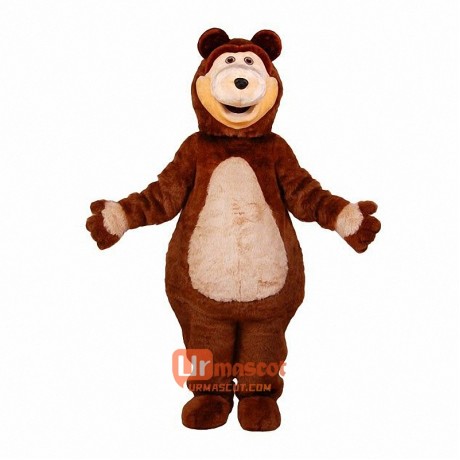 Brown Bear Mascot Costume Cosplay Outfits