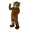 Brown Bear Ursusarctos Cartoon Mascot Costume Plush with Mask