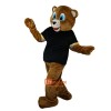 Brown Bear Ursusarctos Cartoon Mascot Costume Plush with Mask