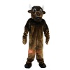 Brown Bull Ox Cow Cartoon Mascot Costume Plush with Mask