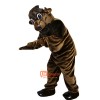 Brown Bull Ox Cow Cartoon Mascot Costume Plush with Mask