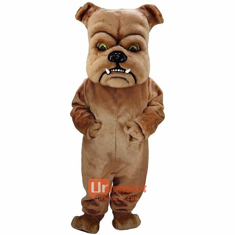 Brown Bulldog Lightweight Cartoon Mascot Costume