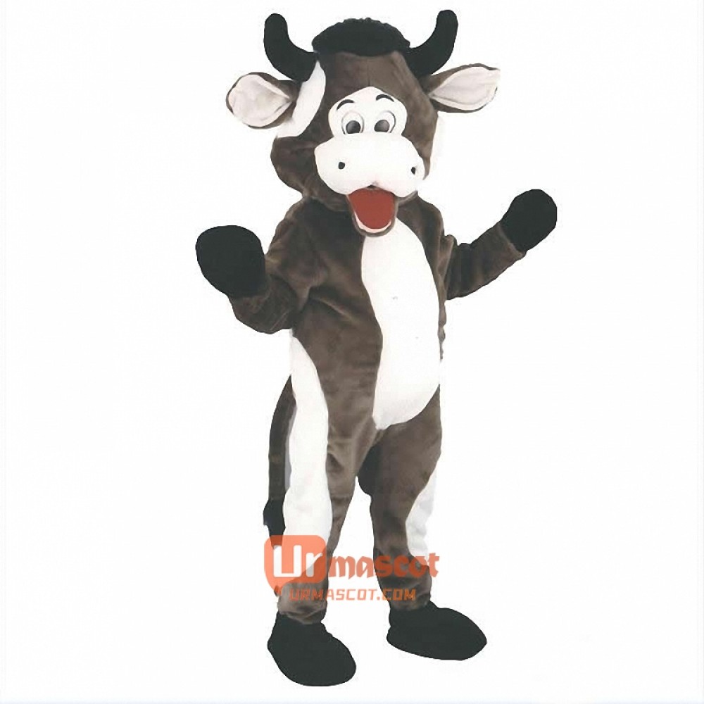 brown cow Custom Cartoon Mascot Costume