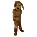 Brown Dog Cartoon Mascot Costume Plush with Mask