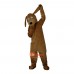 Brown Dog Cartoon Mascot Costume Plush with Mask