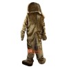 Brown Dog Cartoon Mascot Costume Plush with Mask