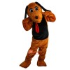 Brown Dog Cartoon Mascot Costume Plush with Mask