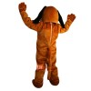 Brown Dog Cartoon Mascot Costume Plush with Mask