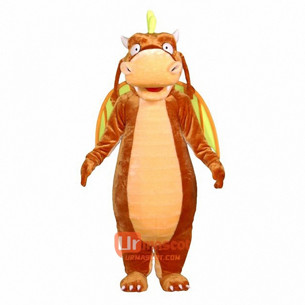 Brown Dragon Mascot Costume Cosplay Outfits