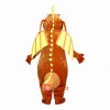 Brown Dragon Mascot Costume Cosplay Outfits