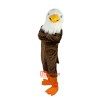 Brown Eagle Bird Cartoon Mascot Costume Plush with Mask