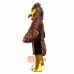 Brown Eagle Cartoon Mascot Costume Plush with Mask