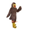 Brown Eagle Cartoon Mascot Costume Plush with Mask