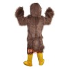 Brown Eagle Cartoon Mascot Costume Plush with Mask